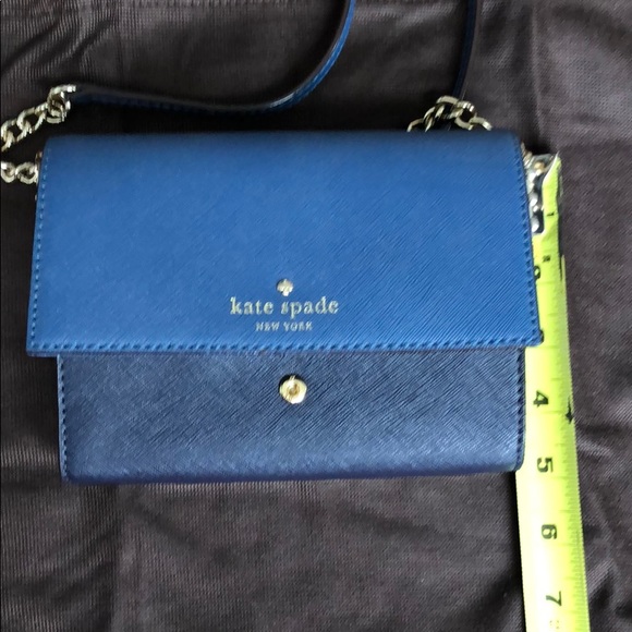 Kate Spade blue small crossbody - Picture 4 of 6